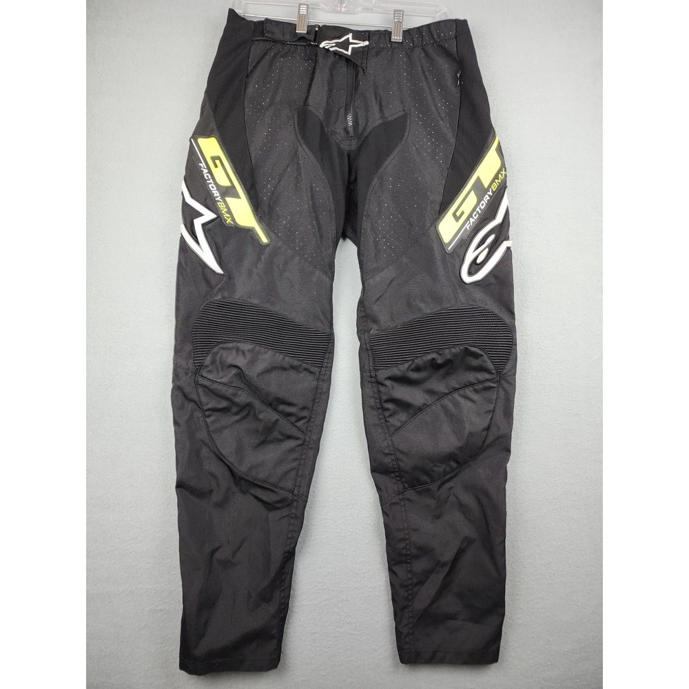 Alpinestars Sight Downhill Pants Mens 32 Black GT Factory BMX MTB Cycling Racer